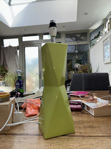Art deco styled - bedside, lamp