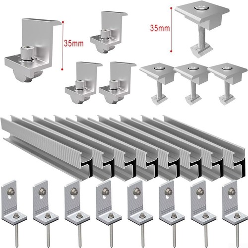 124cm solar panel rail bracket - panel,