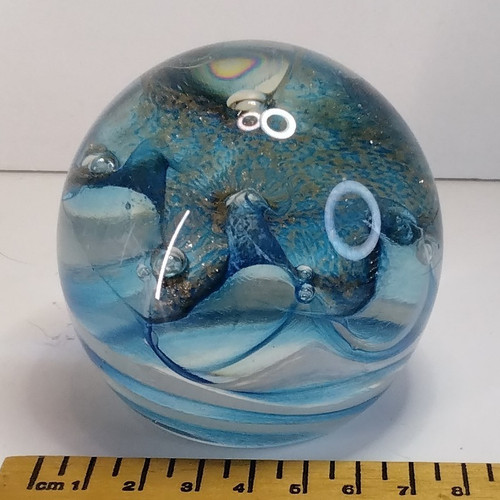 Scottish glass paperweight