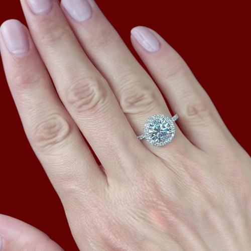 Diamond ring gold lab grown - diamond,