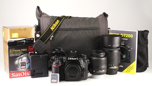 Nikon d7200 dslr 18 55mm - nikon, 18-55mm