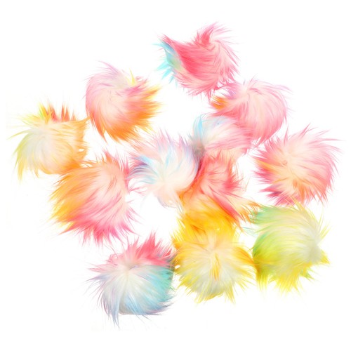 Pcs faux fur pom - pcs,