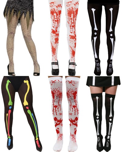 Ladies halloween tights - ladies,