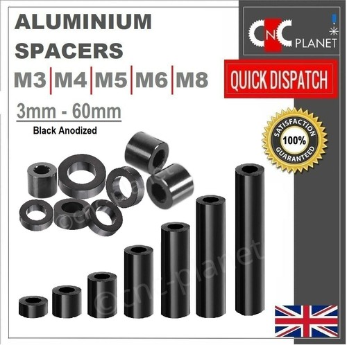 Aluminium standoff spacers - spacers, m3