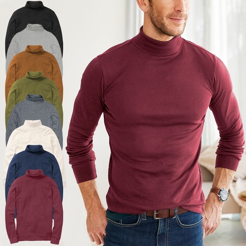 Mens roll neck long - roll,