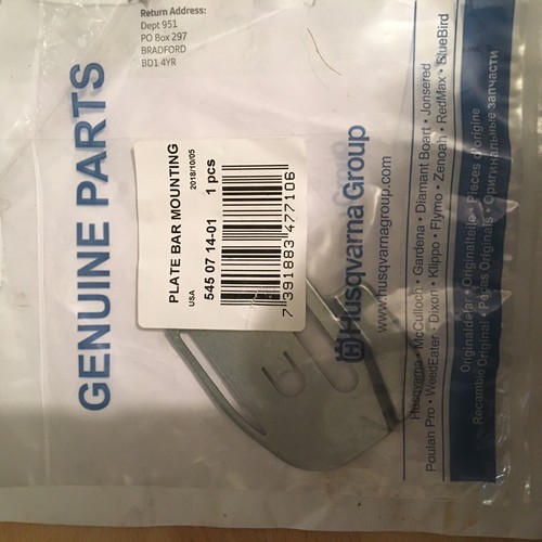 Inner guide bar slip - , plate
