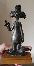 17cm Pewter Looney Tunes Sylvester Cat Warner Bros Premium Vintage Figure