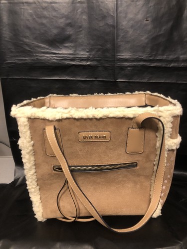 River island shearling trim - river,