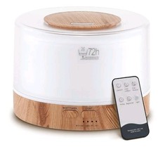 700ML Essential Oil Diffuser, Remote Control Aromatherapy Diffuser with 7 LED...