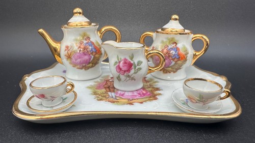 Vintage limoges miniature tea - vintage,