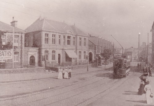 Swansea tramcar the slip - slip, st