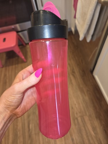Pink water bottle attaches - pink,