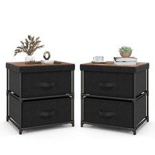 Set of 2 Fabric Drawers