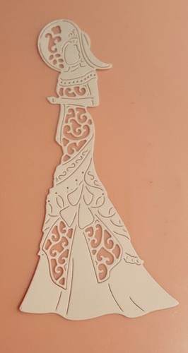 Tattered lace lady die cuts - 8,
