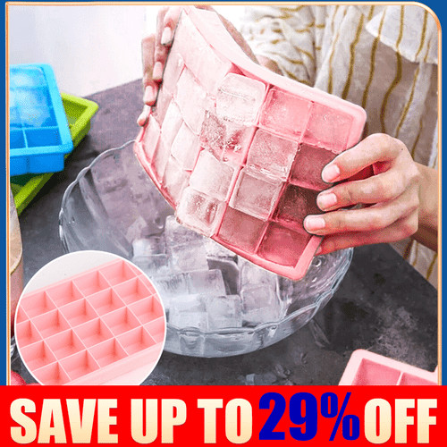 Silicone ice cube - ice, tray