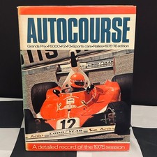 AUTOCOURSE 1975-76 ANNUAL YEARBOOK FORMULA ONE 1 INDY SPORTS CARS LE MANS LAUDA