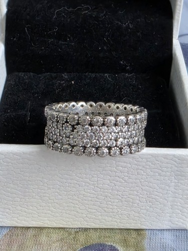 Pandora sparkling pave band - pandora,