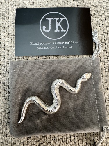 Solid silver rattle - solid, snake