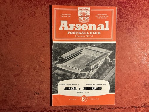 Arsenal sunderland 02 - sunderland, 04.02.56