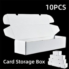 10PCS White Sports Card Box Baseball Card Box  For PSA/CGC/BCW/MTG Etc