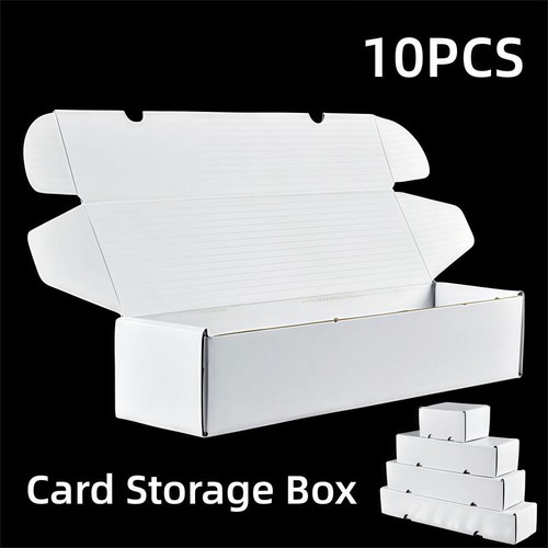 10pcs white sports card box - 10pcs,