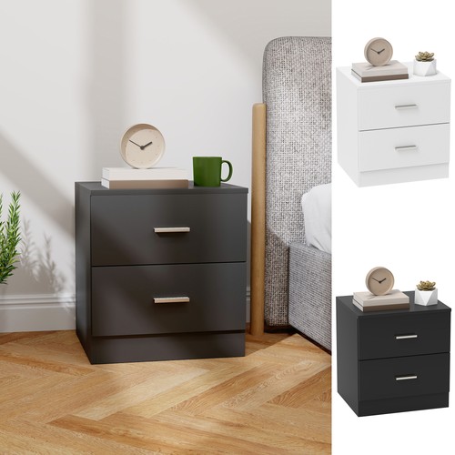 Bedside table with drawers - with,
