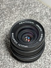 Pentacon 29mm Electric 2.8/2.9 Multi Coated Lens Great Condition M42 Screw Mount
