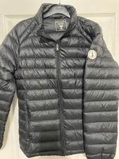 Harvey & Jones Quilted Padded Jacket Womens UK 1 Black Premium Down Ultra Light