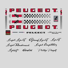 Peugeot PX10, PY10 Bicycle Stickers - Decals - Transfers - n.0356