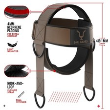 Head Harness Weight Lifting Boxing Resistance Gym Training Neck Exercise Brown