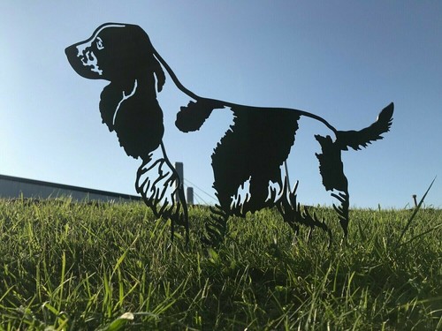 Cocker spaniel metal - spaniel, dog
