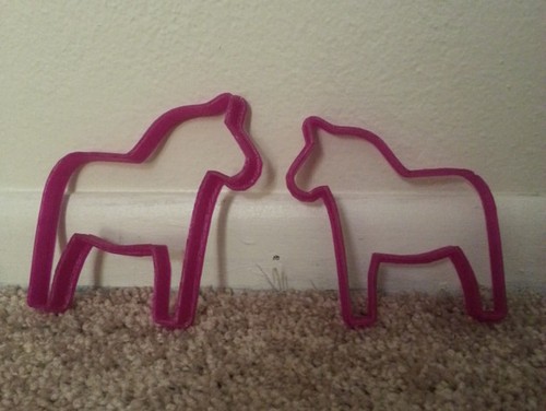 Dala horse cookie - horse, pastry
