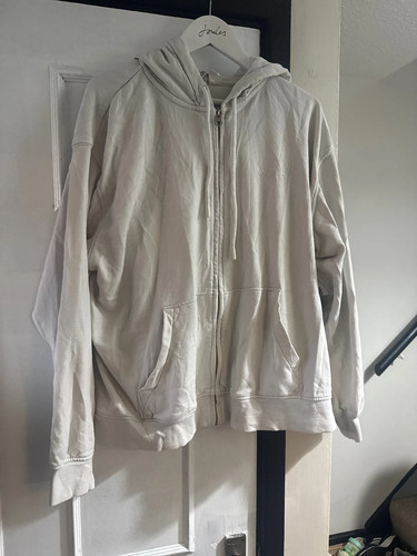 Cream oversized zip - h&m,