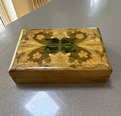 Antique art nouveau wooden - art,