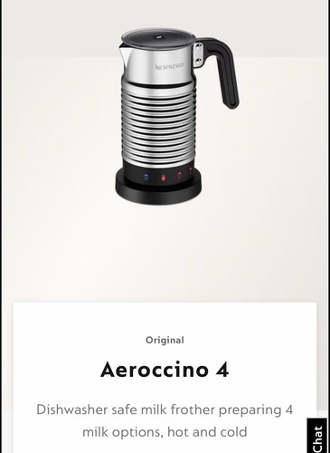 Brand new nespresso aeroccino - brand,
