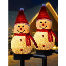 Christmas Solar Light Snowman