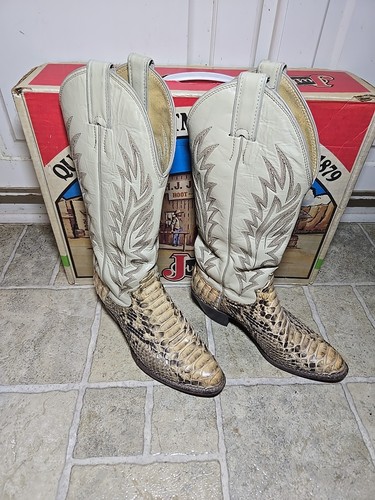 Vintage justin python skin - justin,