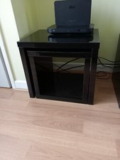 Black gloss Nest of Tables