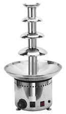 4 Tiers Fondue Heating Chocolate Fountain Machine Commercial Stainless Steel