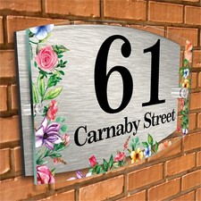 House Sign Personalised Door