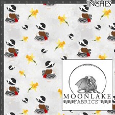 Welsh Lady and Daffodils on