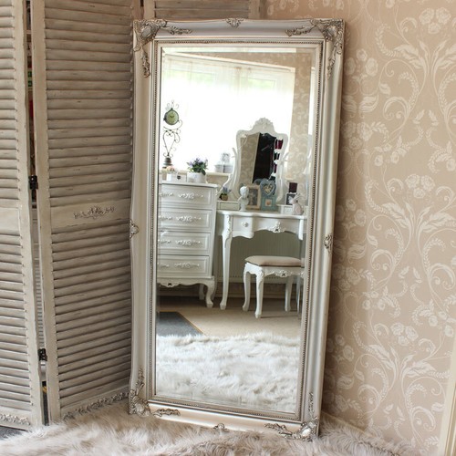 Extra large silver wall floor - large,