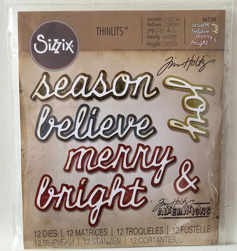 Sizzix dies tim holtz - sizzix,