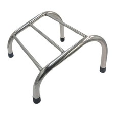 Stainless steel footrest - stainless,