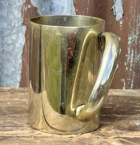 Victorian pint brass pub - pint,
