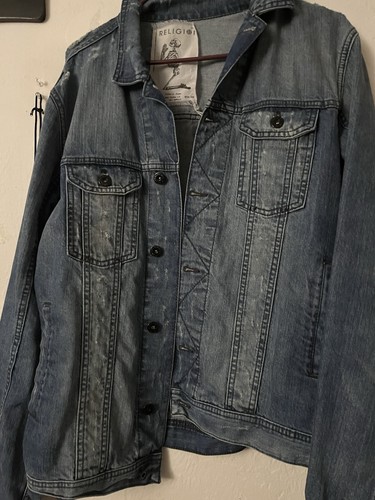 Religion denim jacket size - religion,