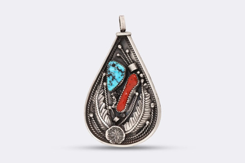 925 silver turquoise coral - 925,