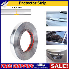 Car Side Door Chrome Strip Moulding Decoration Bumper Grilles Protector Trim UK