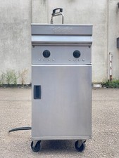 VALENTINE  TWIN TANK 2 BASKET 3 PHASE FRYER FOR CHIPS, CHICKEN, WITH FILTRATION