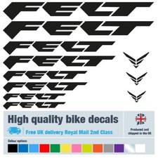 Felt new bike labels / decals